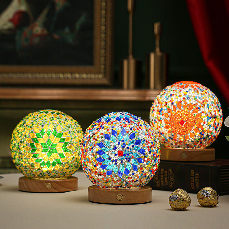 Avtoit | BohoGlow – Modern Bohemian Table Lamp with USB Charging