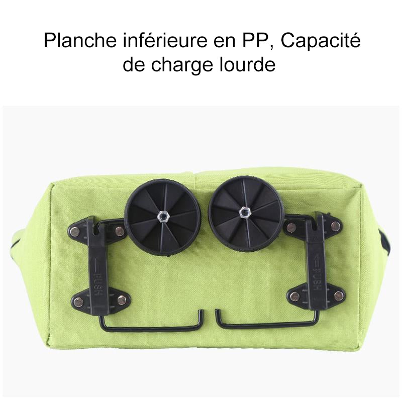 Avtoit | Foldable shopping bag with wheels