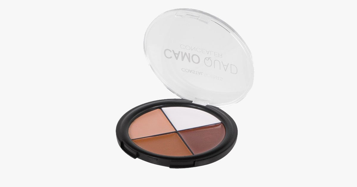 Avtoit | Camo Quad Concealer Palettes for perfect coverage - Compact and practical with 4 shades in one palette