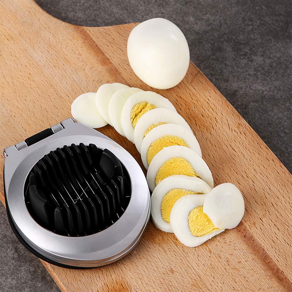 Avtoit | Stainless Steel Egg Slicer – 3-in-1 Cutting Options for Effortless Preparation!