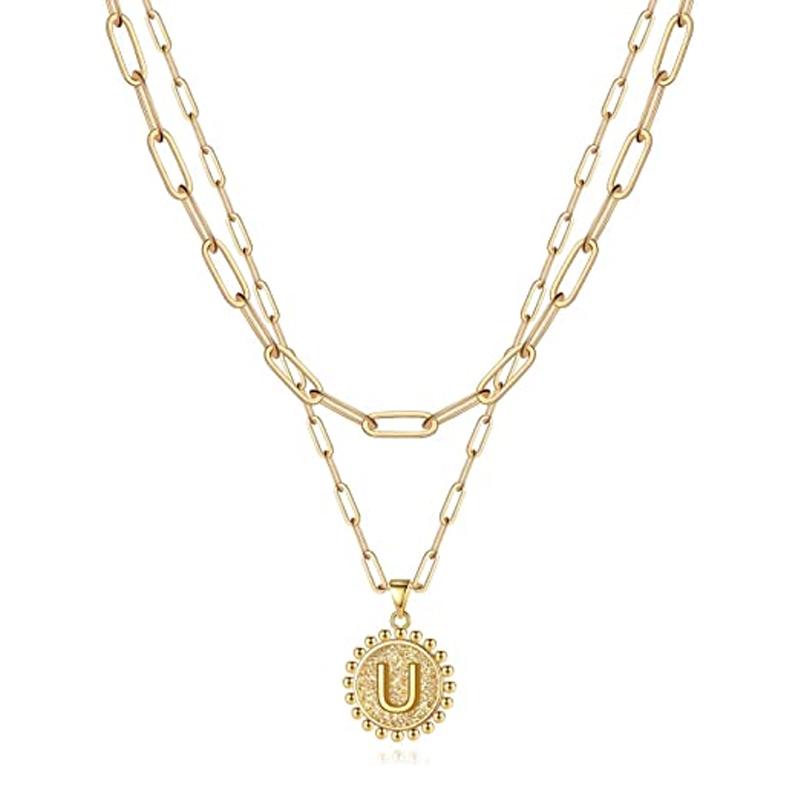 Avtoit | Golden Initial Necklaces for Women