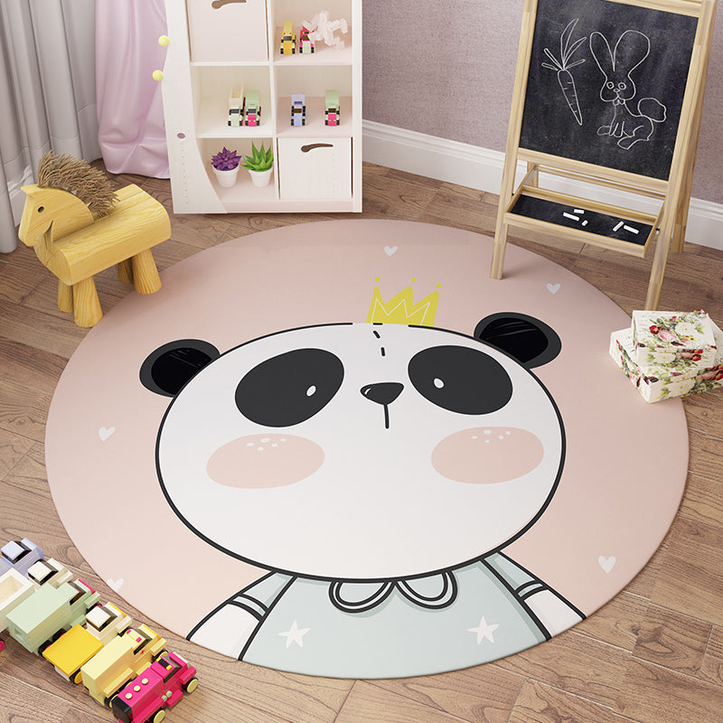 Avtoit | Beautiful Children's Room Carpet Colorful Cartoon Printed Indoor Carpet Polypropylene Pet-Friendly Machine Washable Carpet
