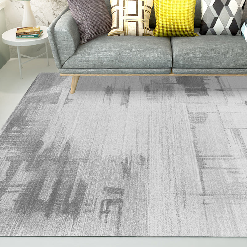 Avtoit | Natural living room rug multicolored abstract pattern rug cotton blend easy care washable pet-friendly rug