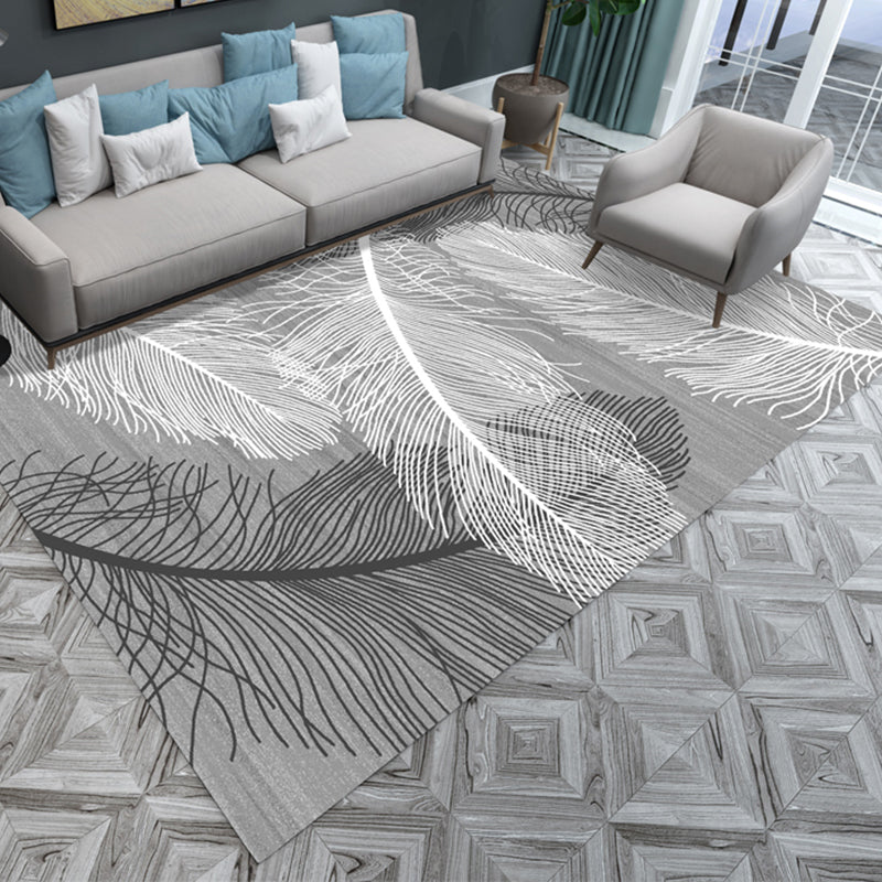 Avtoit | Natural living room rug multicolored abstract pattern rug cotton blend easy care washable pet-friendly rug