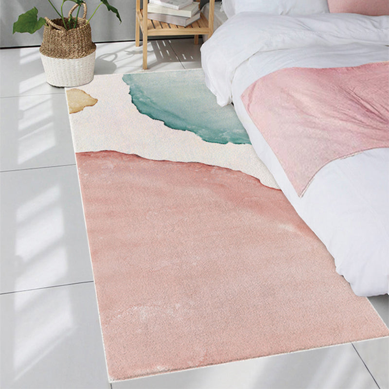 Avtoit | Scandinavian Color Palette Rug Multicolor Polypropylene Indoor Rug Non-Slip Back Pet-Friendly Area Rug for Bedroom