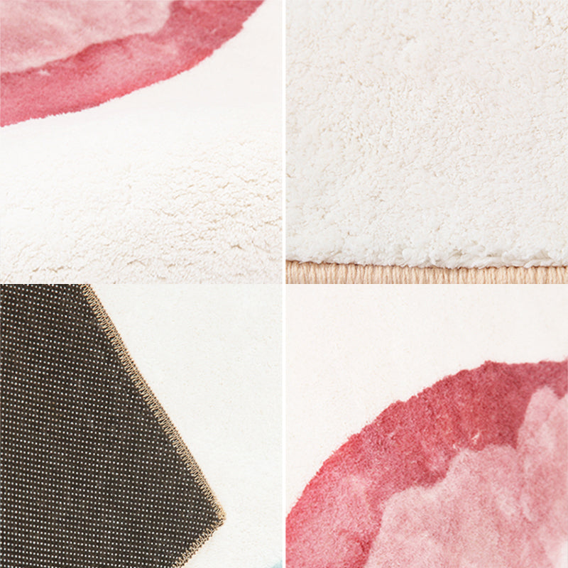 Avtoit | Scandinavian Color Palette Rug Multicolor Polypropylene Indoor Rug Non-Slip Back Pet-Friendly Area Rug for Bedroom
