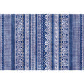 Avtoit | Natural Living Room Rug Multicolor Geo Printed Piece Rug Synthetic Non-Slip Back Pet Friendly Indoor Rug