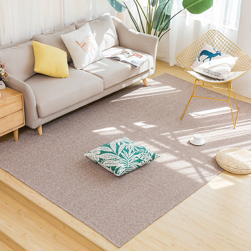 Avtoit | Land bedroom carpet multicolored solid color carpet cotton pet friendly easy to maintain indoor carpet with tassels
