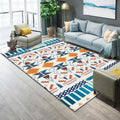 Avtoit | Western Parlor Rug Multicolored Geometric Pattern Area Rug Polypropylene Easy Care Pet Friendly Washable Indoor Rug