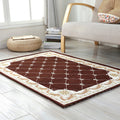Avtoit | Retro geometric pattern carpet Multicolor Polyester indoor mat non-slip pet friendly maintenance friendly rug for home