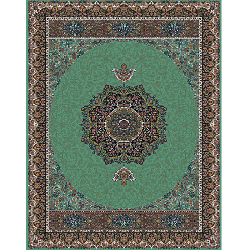 Avtoit | Multicolored Retro Carpet Polypropylene Flower Pattern Carpet pet-friendly machine washable Indoor Carpet for Living Room