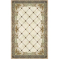 Avtoit | Formal Living Room Rug Multicolor Geometric Pattern Area Rug Leather Non-Slip Backing Pet Friendly Easy Care Rug