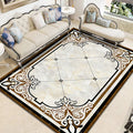 Avtoit | Nostalgia Geometric Printed Rug Multicolored Polyester Indoor Rug Non-Slip Backing Pet-Friendly Rug for Living Room