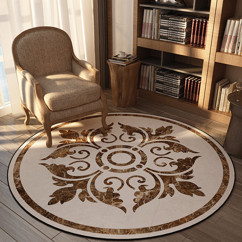 Avtoit | Olden Bedroom Carpet Multicolored Floral Pattern Indoor Carpet Polypropylene Non-Slip Back Easy Care Area Rug