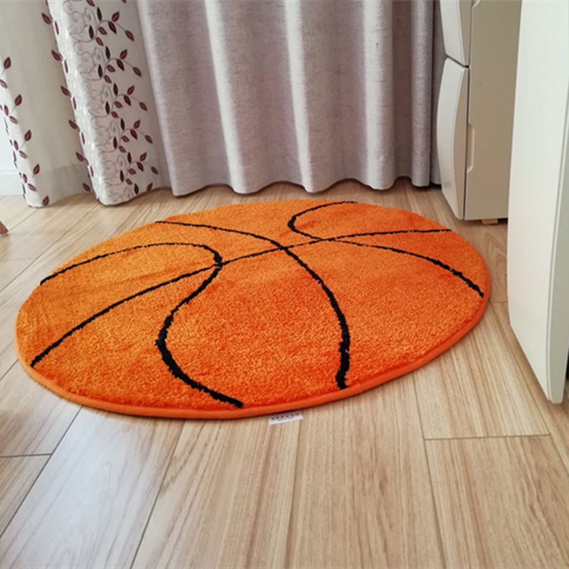 Avtoit | Casual Kids Bedroom Rug Multicolored 3D Print Indoor Rug Polyester Non-Slip Back Pet-Friendly Area Rug