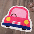 Avtoit | Creative Children’s Room Rug Multicolored 3D Pressed Indoor Rug Cotton Blend Non-Slip Pet Friendly Area Rug
