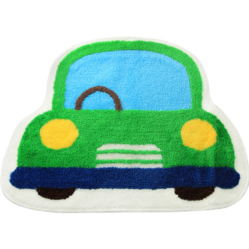 Avtoit | Creative Children’s Room Rug Multicolored 3D Pressed Indoor Rug Cotton Blend Non-Slip Pet Friendly Area Rug
