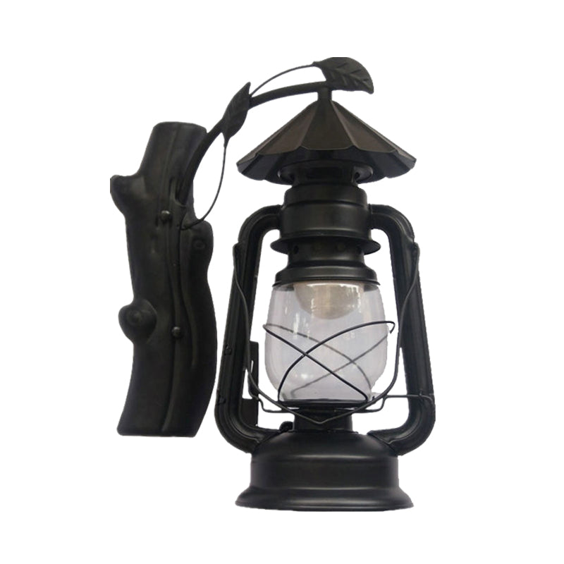 Avtoit | Black/Bronze/Copper Kerosene Wall Lighting Coastal Clear Glass 1 Light Outdoor Wall Lamps Light