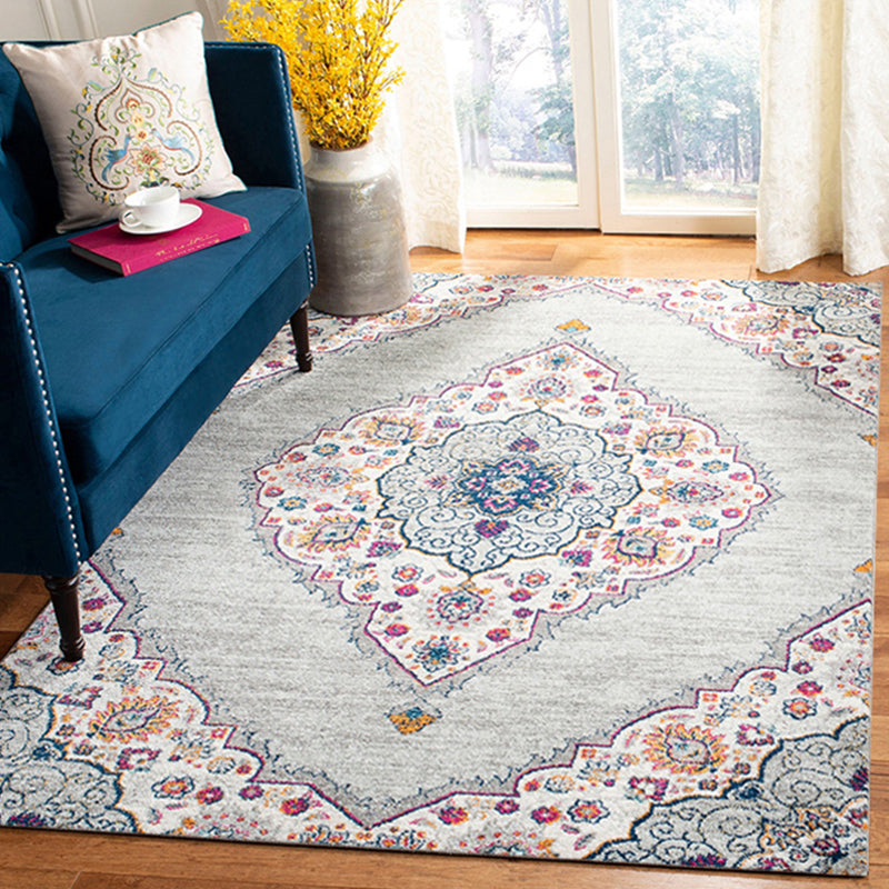 Avtoit | Casual Multicolor Geo Rug Polyester Western Area Rug Non-Slip Machine Washable Easy Care Indoor Rug for Living Room