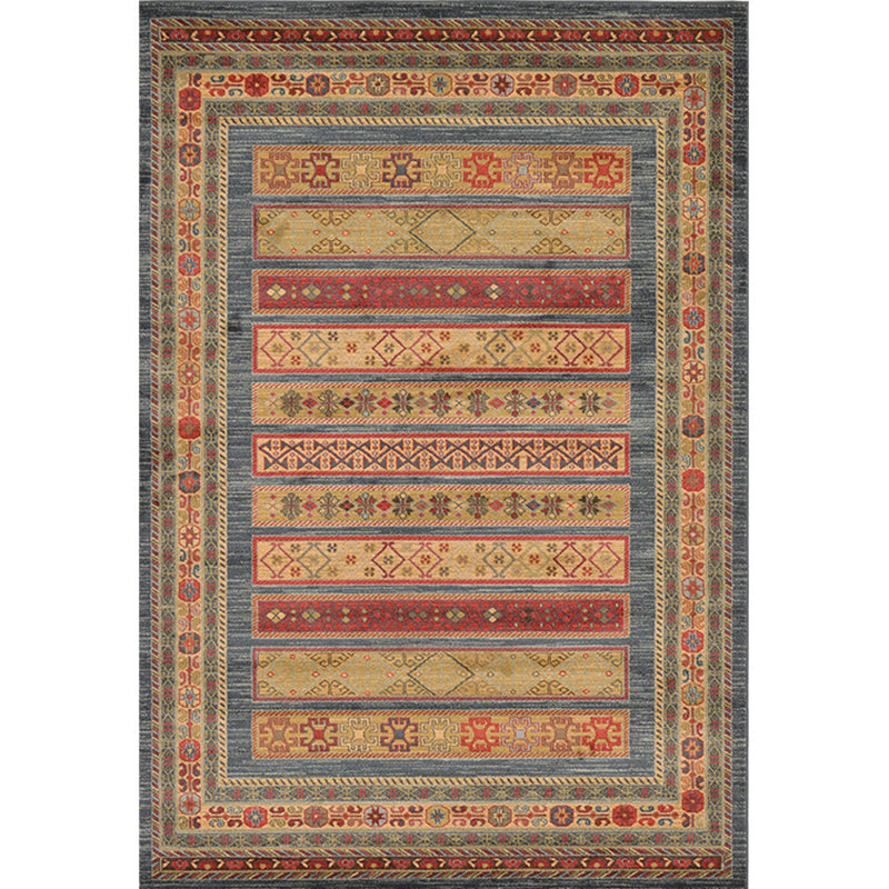 Avtoit | Casual Multicolor Geo Rug Polyester Western Area Rug Non-Slip Machine Washable Easy Care Indoor Rug for Living Room