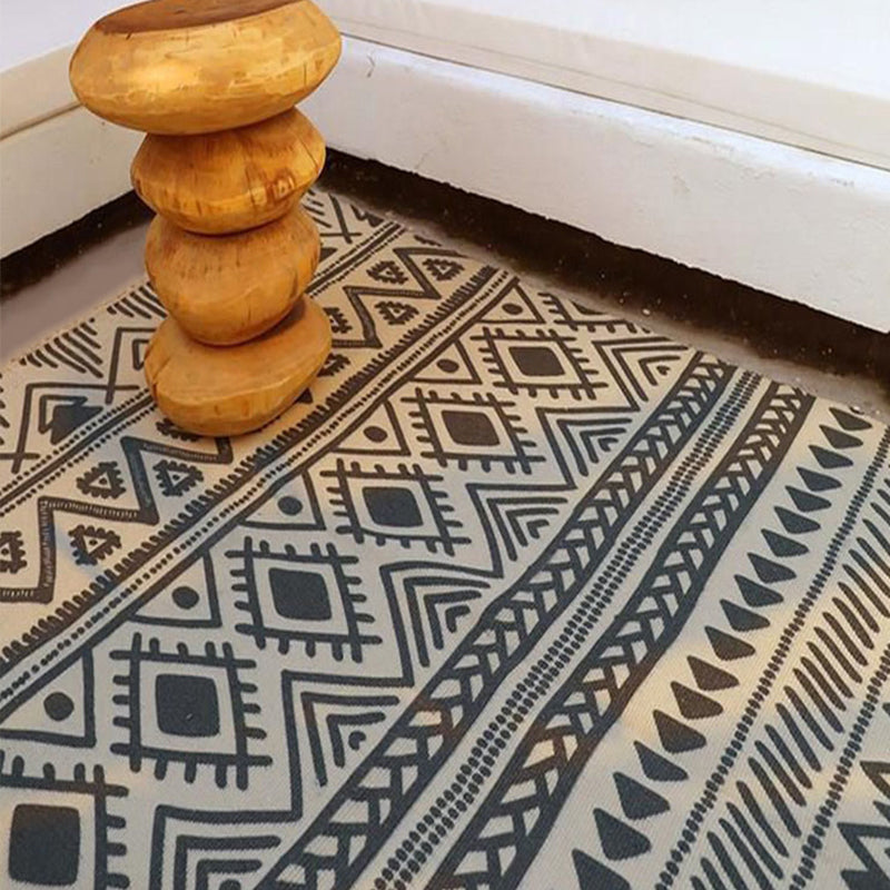 Avtoit | Southwestern living room carpet Multicolored Color block Indoor carpet Polyester Non-slip carpet Stain resistant Flooring