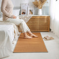 Avtoit | Rustic Solid Color Rug Multi-Color Jute Indoor Rug Non-Slip Backing Pet Friendly Easy Care Area Group for Bedroom