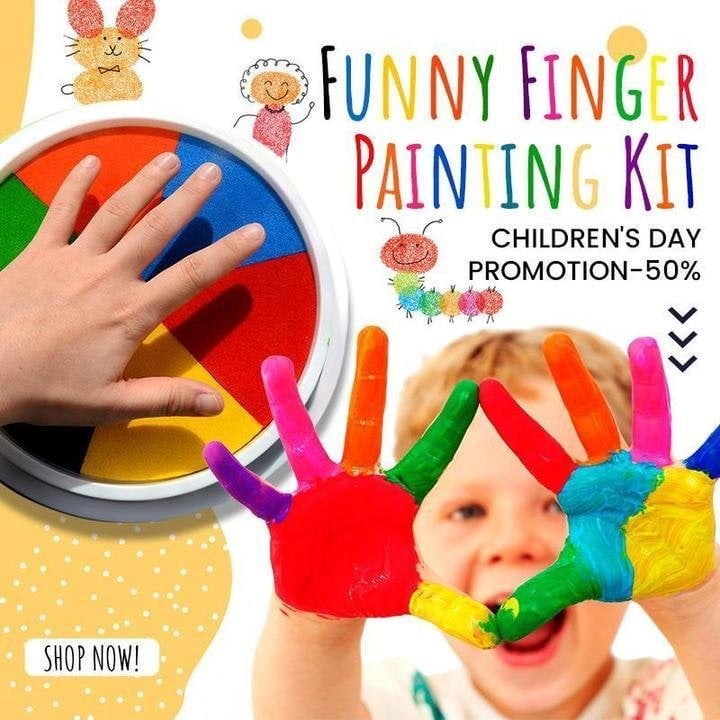 Avtoit | Funny Finger Painting Kit