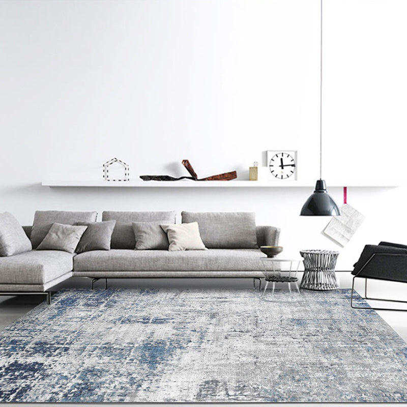 Avtoit | Relaxing Living Room Rug Multicolored Abstract Printed Indoor Rug Polyester Non-Slip Rug Pet-Friendly Area Rug