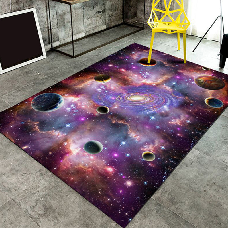 Avtoit | Trendy Living Room Rug Multi-Colored Room Pattern Rug Synthetic Anti-Slip Back Pet-Friendly Rug