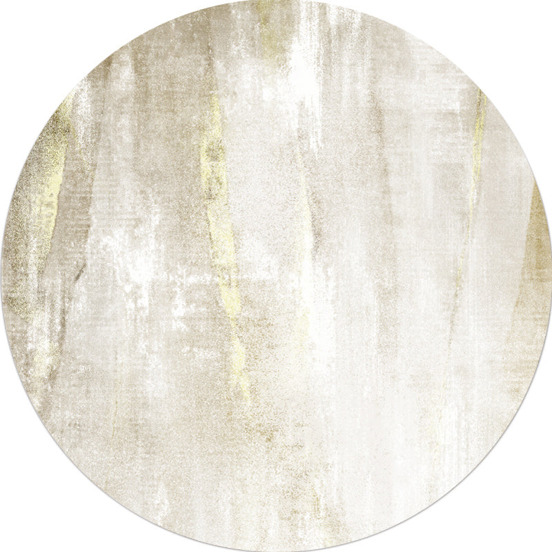 Avtoit | Casual Living Room Rug Multi-Colored Abstract Printed Indoor Rug Polyester Pet-Friendly Stain-Resistant Rug