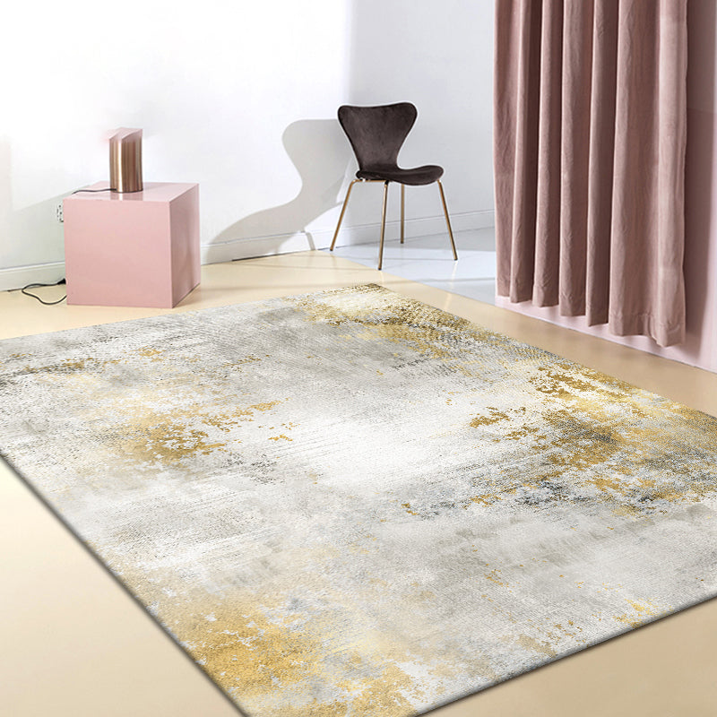 Avtoit | Modern abstract print carpet Multicolor polypropylene area rug non-slip backing pet-friendly area rug for room