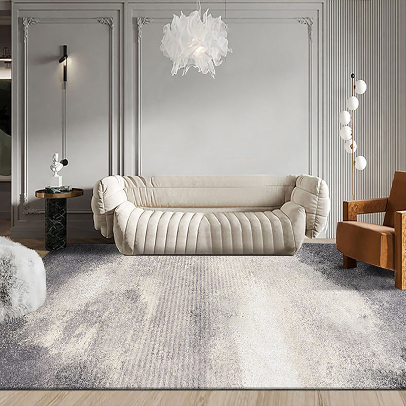 Avtoit | Steampunk Living Room Rug Multicolored Abstract Print Indoor Carpet Polyester Non-Slip Backing Pet-Friendly Rug