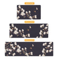 Avtoit | Relaxing floral printed carpet multi-colored PVC indoor rug with non-slip backing pet-friendly rug for home