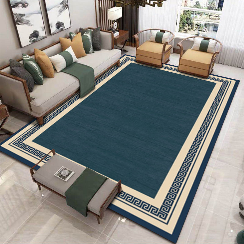 Avtoit | Formal Living Room Rug Multicolored Patterned Indoor Rug Polyester Non-Slip Back Washable Rug