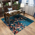 Avtoit | Multi-Color Pattern Rug Polypropylene Asia Indoor Rug Non-Slip Back Stain-Resistant Area Rug for Living Room