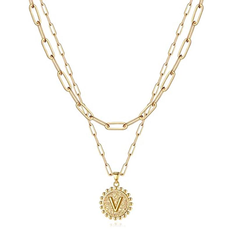 Avtoit | Golden Initial Necklaces for Women