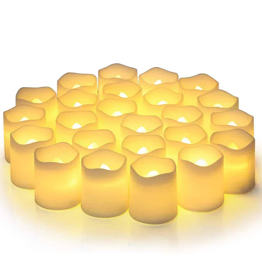 Avtoit | Battery-operated LED tealights with warm white flickering effect