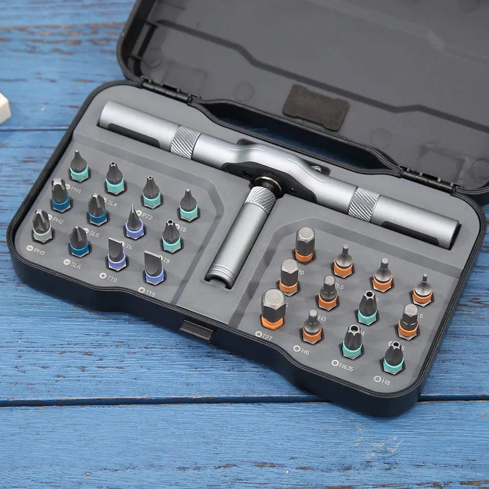 Avtoit | 24-in-1 Ratchet Screwdriver Set for Precise Assembly Work