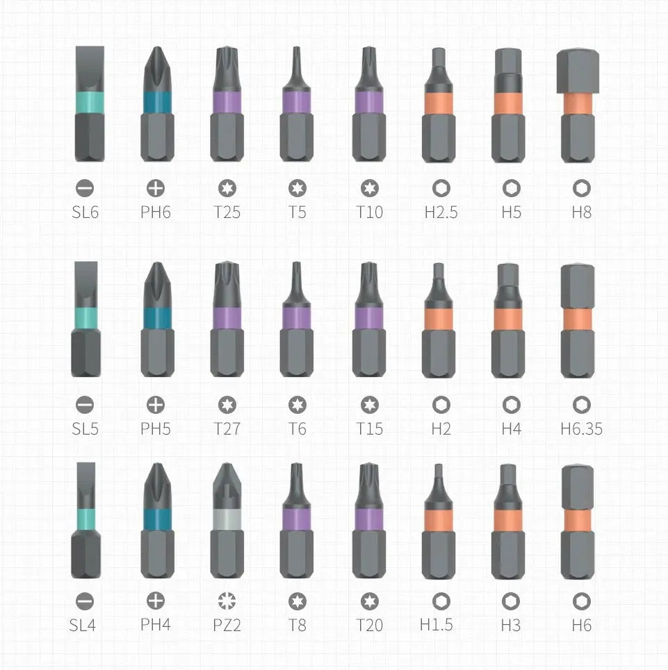 Avtoit | 24-in-1 Ratchet Screwdriver Set for Precise Assembly Work