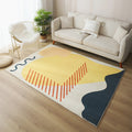 Avtoit | Relaxing Living Room Carpet Multicolor Color Block Indoor Carpet Polypropylene Non-Slip Backing Easy Care Carpet