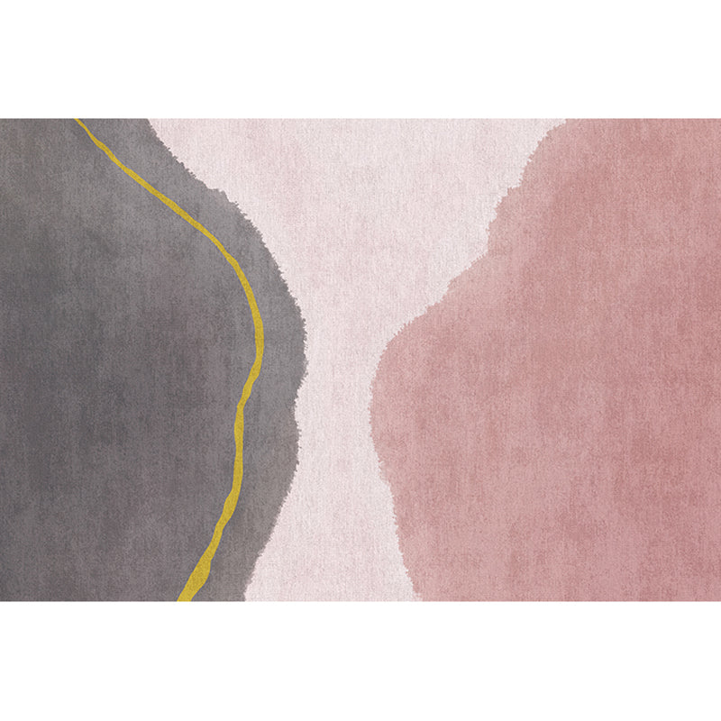 Avtoit | Stylish living room rug colorful color block indoor mat polypropylene non-slip backing pet-friendly rug