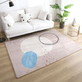 Avtoit | Southwestern handcrafted rug Multicolor Polyester indoor rug non-slip backing easy care rug for living room