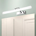 Avtoit | Acrylic Slim Vanity Light Contemporary Style LED Chrome Finish Wall Lamp for Bathroom, 16"/19.5" Diameter