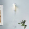 Avtoit | Modern simple drum shade wall light metal LED wall light for the bedroom in white/warm light