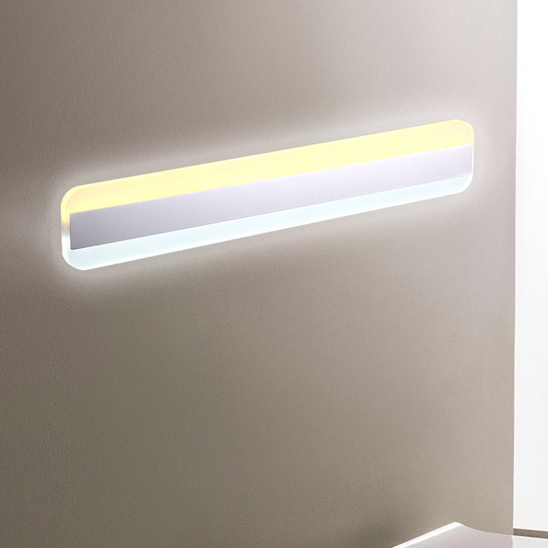 Avtoit | 31.5"/39"/47" Width linear makeup mirror light modern acrylic LED bathroom light above the mirror with reflector
