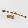 Avtoit | Modernism Pipe Vanity Wall Lamp Metal LED Bathroom Wall Light in Bronze Finish, 18"/29.5" W
