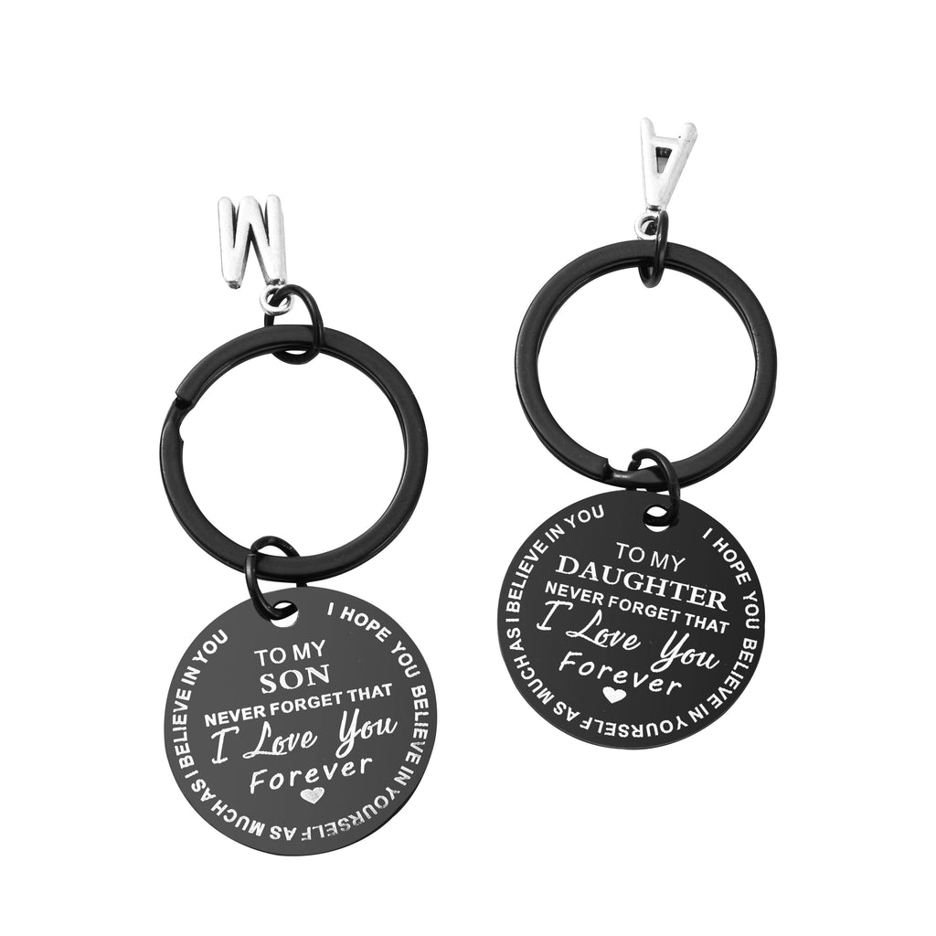 Avtoit | To my son/daughter keychain (BLACK)