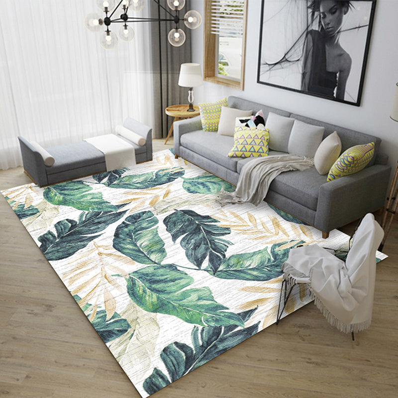 Avtoit | Multi Color Simple Rug Polypropylene Color Block Area Rug Non-Slip Backing Stain Resistant Indoor Mat for Room