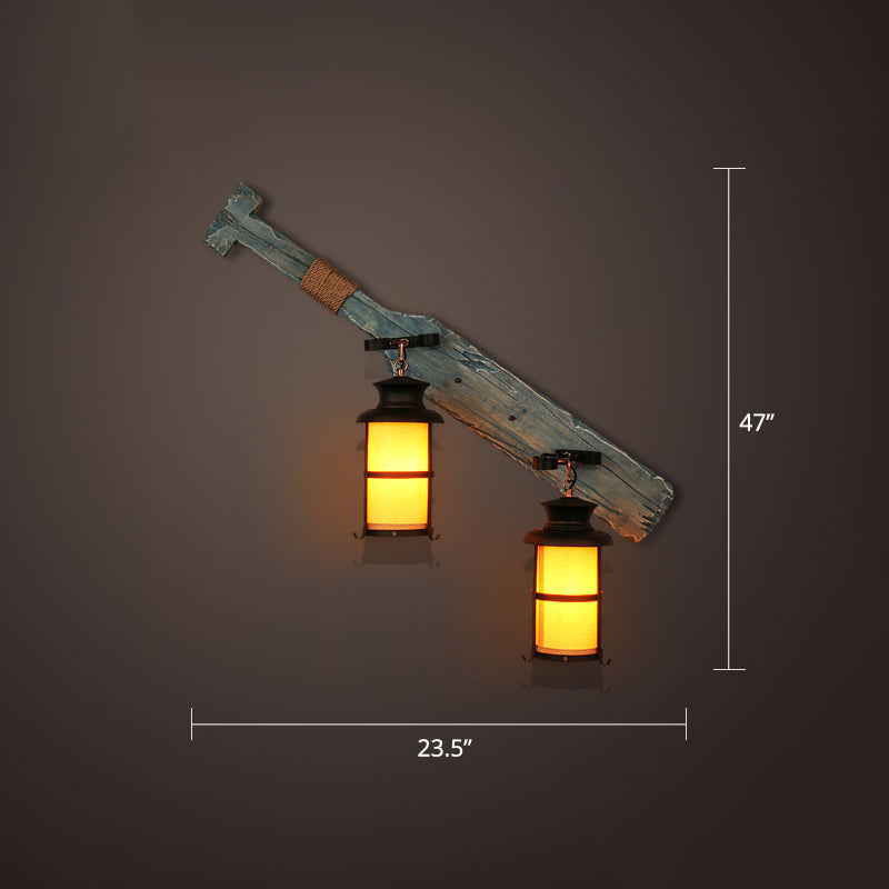 Avtoit | Nautical Geometric Wall Lamp Wooden Wall Mount Lighting for Living Room