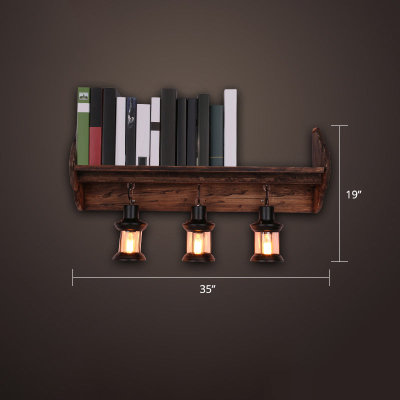 Avtoit | Nautical Geometric Wall Lamp Wooden Wall Mount Lighting for Living Room